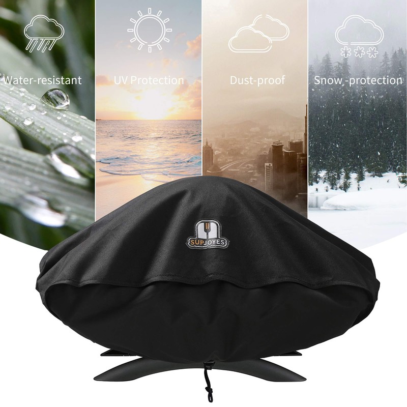 SUPJOYES Grill Cover for Weber Q Series Grills, Portable BBQ