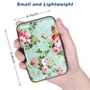 Atufsuat Credit Card Holder, Mini Aluminum Card Wallet RFID Blocking