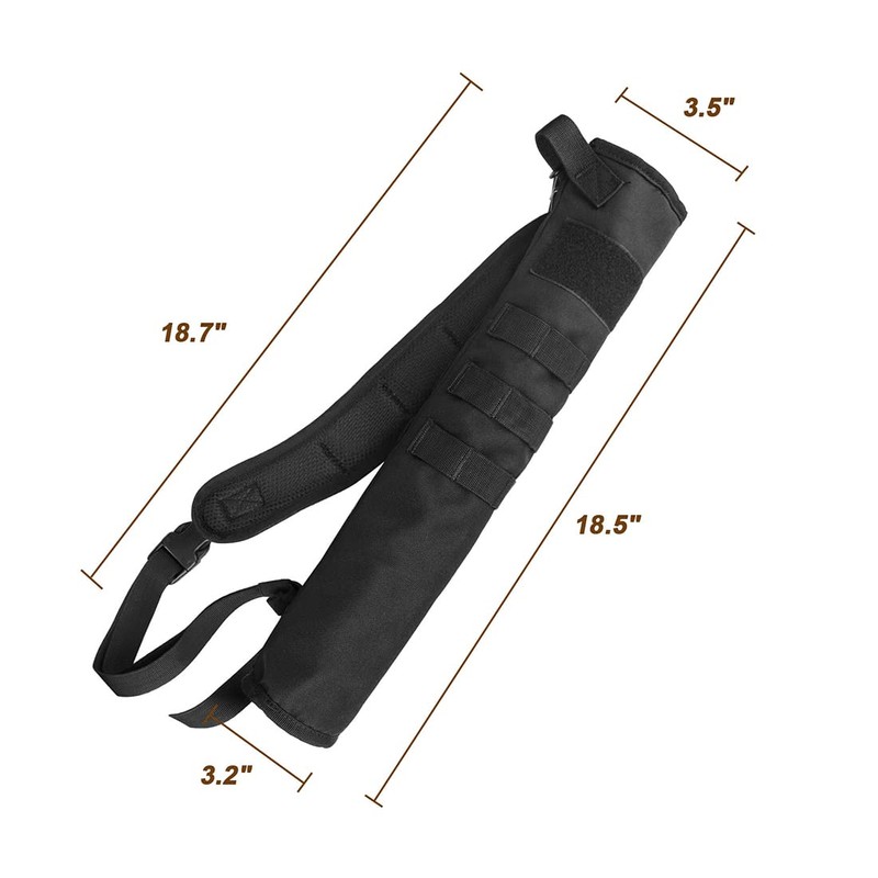 MAGARROW Archery Adjustable Arrow Back Quiver Dual Use Hip Quiver