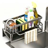Zirax Kitchen Sink Caddy Organiser, Sink Tidy Sponge Holder with