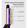 FARERY Travel Curling Iron for Short Hair, 3/4 Inch, Dual
