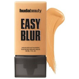 HUDA BEAUTY Easy Blur Natural Airbrush Foundation with Niacinamide 1 oz / 30 mL Dulce De Leche 350G Medium-Tan skin with a golden undertone