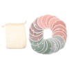 Ipetboom Reusable Makeup Remover Pads 21 Pcs Set Storage Bag