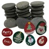 juexiyarticle Smooth Flat Stones for Painting,Natural River Stones Rocks Painting