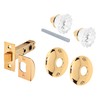 Prime-Line E 28326 Passage Door Latch Set, Glass Knob with