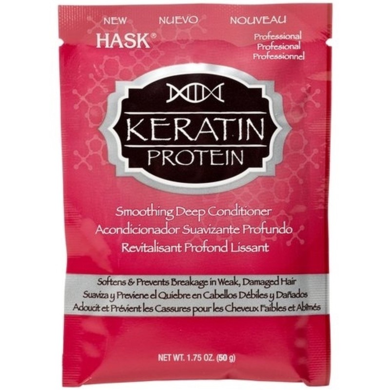 Hask queratina proteína acondicionador profundo tratamiento para el cabello 1.75