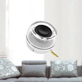 Mikikit 2pcs Small Speaker Wireless Speakers for Computer Outdoor Speaker Outdoor Portable Speaker Computer Speakers Bocina Mini Amp Mobile Phone Speaker Cell Phone White Set F10