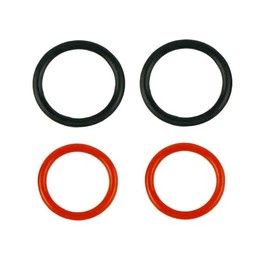 DSkoiph Power Steering Pump Rubber Inlet & Outlet O-Ring Seals 91345-RDA-A01 / 91370-SV4-000 Fit for Honda P/S Hi Pressure Hose 4 Pcs Kit