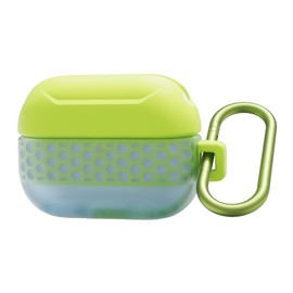 KINOVEX Waterproof Case for AirPods Pro and AirPods Pro 2 Wireless and USB-C Charging Compatible, One Piece Design, High Drop Protection Case with Carabiner (Green+Blue)