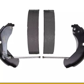 EXPPOWER Front Rear Ceramic Brake Pads & Parking Shoes Kit For Toyota RAV4 2003 2004 2005