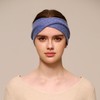 Cashmere-Trimmed Sports Running Belt & Headband Strap for Women Fairy Light Green 2ea