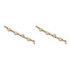Melrose International Wood Beaded String Garland (Set of 2)