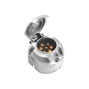 HELLA 8JB 001 941-002 Socket - 7-pin connector - Tin