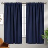 BGment Rod Pocket and Back Tab Blackout Curtains for Bedroom