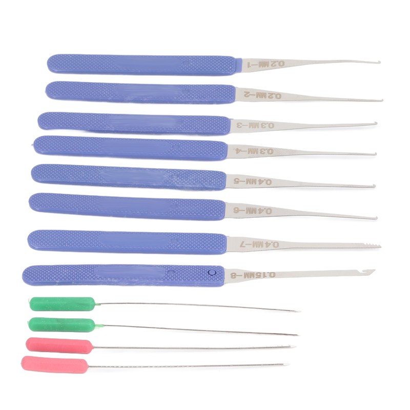 12PCS Tap Extractor Spring Steel Tap Remover Tool Kit Stripped