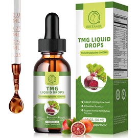 BBEEAAUU (1 Pack) TMG (Trimethylglycine) Supplement Liquid Drops 30ml