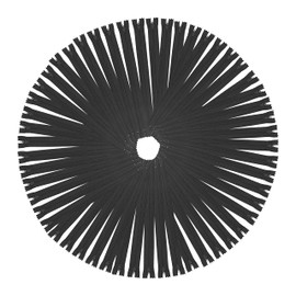 Nylon Zippers for Sewing, Bulk Zipper Supplies by Mandala Crafts (6 Inches, Black)