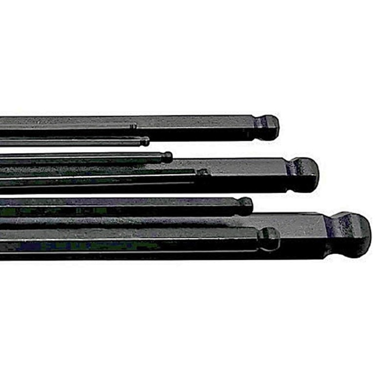 Paramount Steel 9-Piece L-Key Ball-End Hex Key Set: Metric 1.5