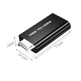Alioay PS2専用 HDMI接続 コネクター 変換コンバーター PS2 TO HDMI 1.5M HDMIケーブル付き
