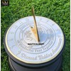 NauticalMart 60th Diamond Wedding Anniversary Sundial Gift for Parents, Grandparents,