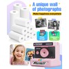 Eveedo 16 Rolls Instant Print Camera for Kids Refill Print