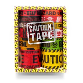 Unsolved Case Files Caution Tape Set – 12 Rolls for Mystery Game Nights, Scrapbooking & Crafts – from