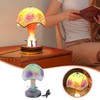 Joogour Painting Mushroon Lamp, Boho Mushroom Night Light，Retro Mushroom Table