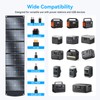 Extreme Lightweight and Compact Foldable Ecosonique 100W Portable Solar Panels