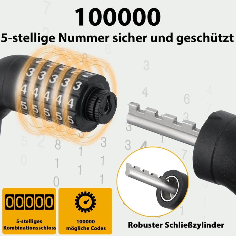 E Roller Lock Blue Cable Locks