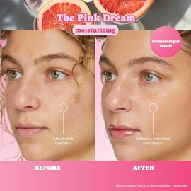 ESW Beauty The Pink Dream Moisturizing Korean Face Mask – Vitamin C, Hyaluronic Acid & Vitamin E for Hydration, Sensitive Skin & Dewy Glow – Skincare 