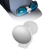 Lidgit Magnetic Sunglass Clip – White Golf Ball | No-Slip