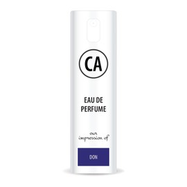 CA Perfume Impression of Don Unisex Eau De Parfum Amber Fougere Scent Long Lasting Unisex Fragrance Travel Size TSA Ready for Day and Night Wear 0.33 Fl Oz 10ml