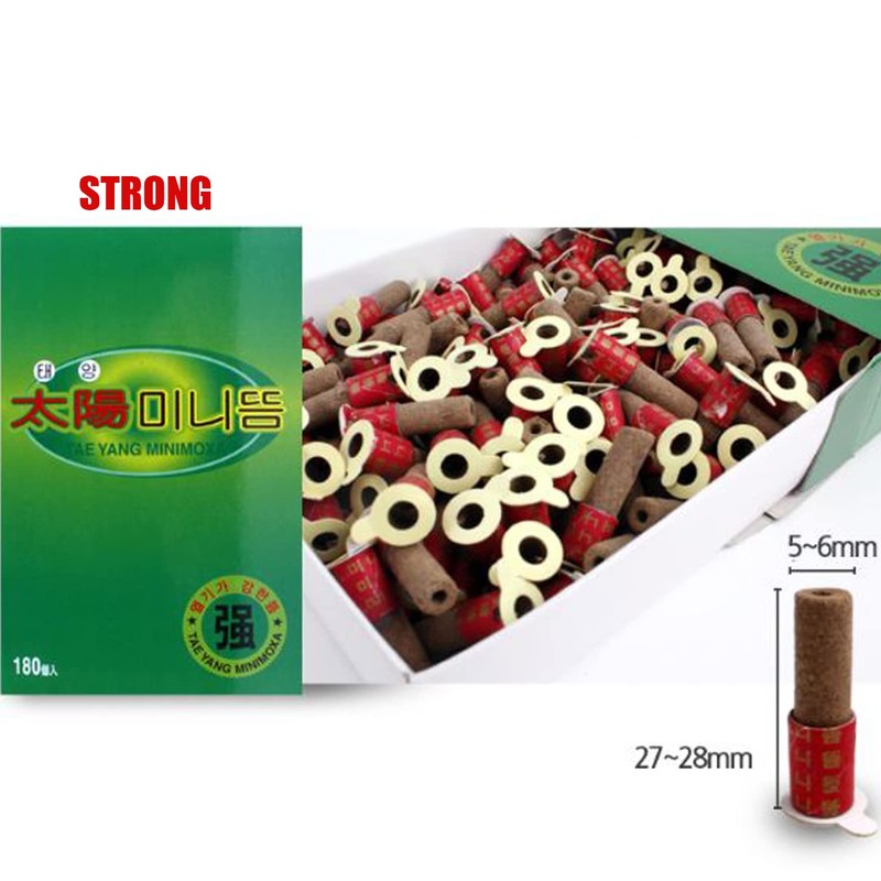 [Medicinal Herb] Mini Moxibustion/태양 미니뜸 (강) (Red(Strong))