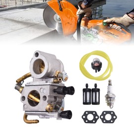 munirater Carburetor Replacement for TS410 TS420 Concrete Cut Off Saw Zama C1Q-S118 Carb 42381200600 with Air Filter Fuel Line Spark Plug