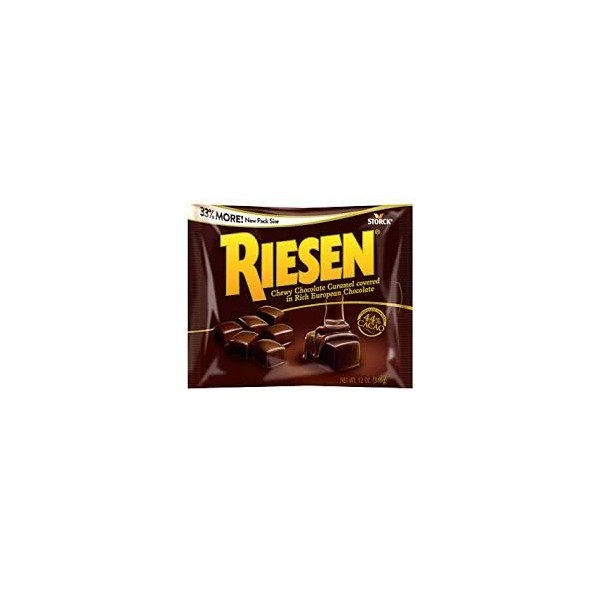 Riesen Chewy chocolate Caramel covered in Rich European Chocolate 12 Ounce