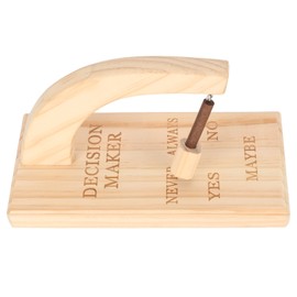 Wooden Magnetic Decision Maker Innovative Oscillating Magnetic Selector Swing to Find Answer for Indecisive Person