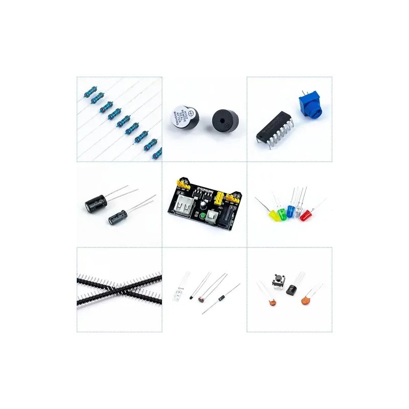 830 Kit De Componente Electrónicos Puntos