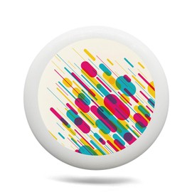 Uanvaha Colorful Splash Flying Disc Art Paint Splash Ultimate Sport Disc 175g for Competitions, Team Game Exercise Outdoor Activity