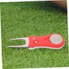 OHPHCALL 2pcs Golf Divot Repair Fork for Golfing Training Green