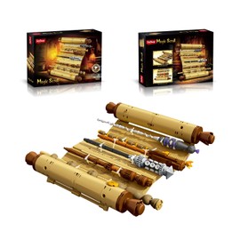 Sosuy Magic Scroll Wand Building Blocks Set with 6 Active Wands, 761 PCS