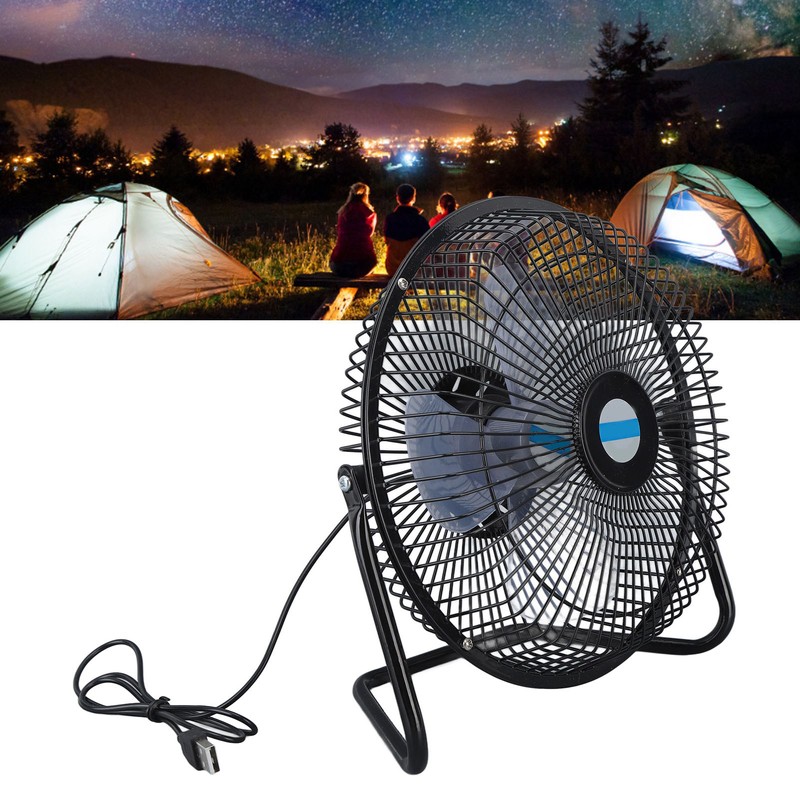 10W Solar Panel Powered Fan 8inch USB Portable Solar Panel