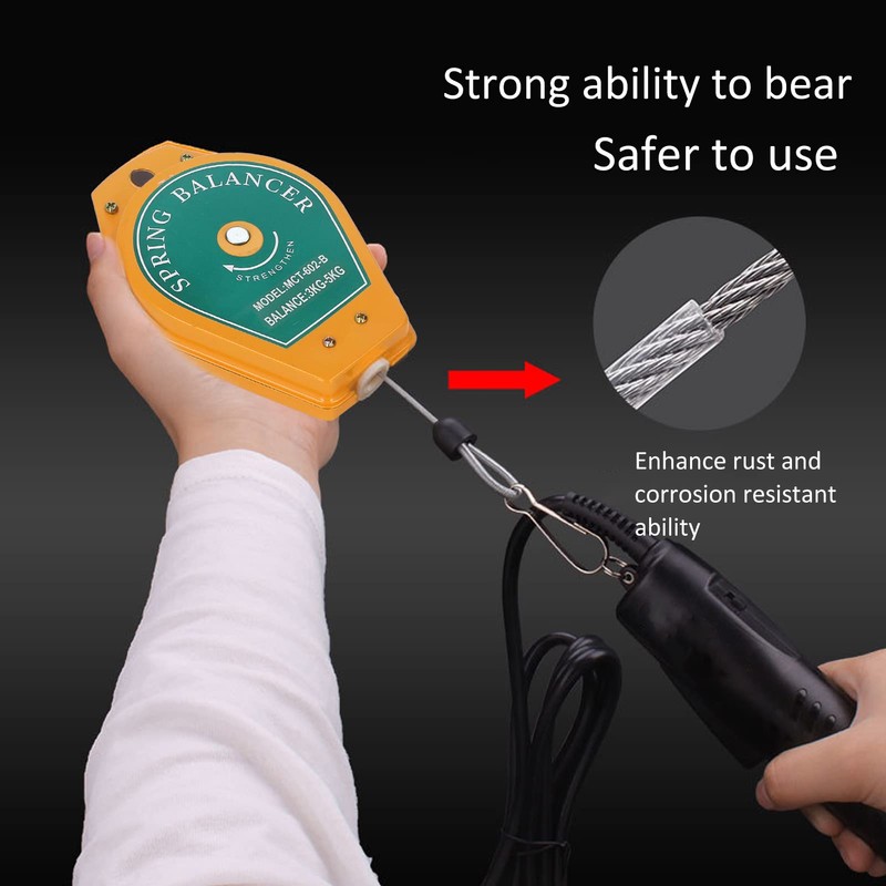 Spring Pull, 3 to 5 kg, Carrying Retractable Tool Holder