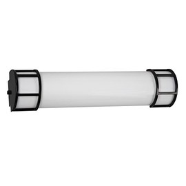 Evolution Vanity 17W - Oil-Rubbed Bronze - White