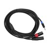3.5mm Stereo Male to Dual 2 XLR Male Plug Connector