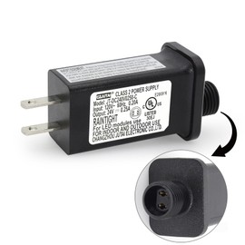 Transformador LED de repuesto de 24 V, 0,25 A, 6 W, para CZJUTAI JT-DC024V0250-C, fuente de alimentación IP44, driver de luz LED, transformador de bajo voltaje para cadena de luces navideñas [X460]
