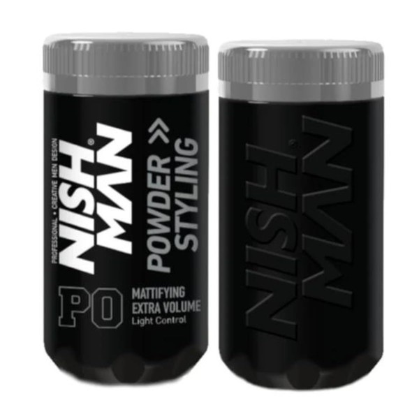 Nishman Cera en Polvo para Cabello Hombre Fijación Extra Mate