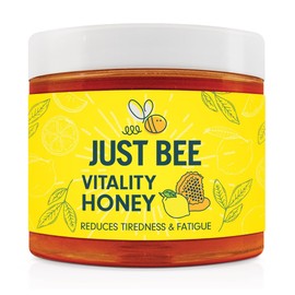 Vitality Honey with Ginseng, Lemon Extract & Vitamins B1-B12 for Tiredness & Fatigue (260g)