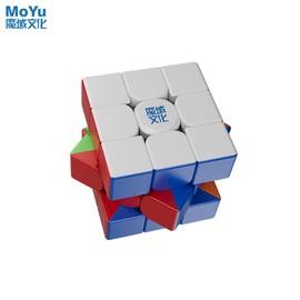Oostifun MoYu Weilong WRM V10 M Standard Version 3 x 3 m Cube Smooth Puzzle Double Adjustment System with Cube Bag and a Cube Tripod (Multi Colour)
