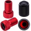 MEAJOO 2PCS Presta Valve Adapter, Aluminum Convert Presta to Schrader