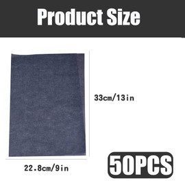 50 Sheets Transfer Paper, Tracing Paper, A4 Carbon Paper, Carbon Paper for Tracing Drawings on Wooden Projects, Tracing Paper, Carbon Paper for Tracing, Graphite Paper, Packing Paper